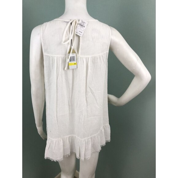 NWT Women's Max Studio Sleeveless Beaded Yoke Blouse Top Sz Medium - Picture 10 of 12